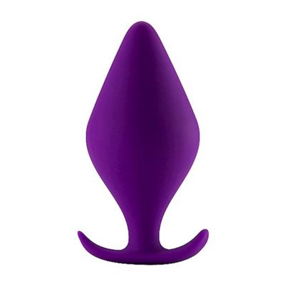 Butt Plug With Handle Purple Large