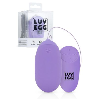 LUV EGG 6 3 Vibrating Luv Egg XL with Remote Control