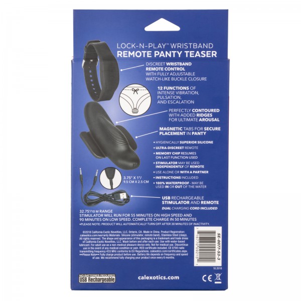 Wristband Remote Panty Vibrator