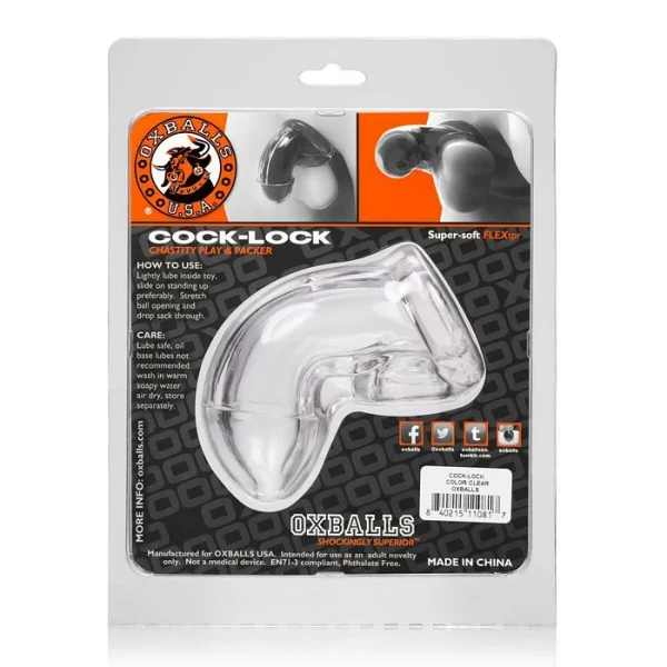 Oxballs Cock-Lock Chastity Play & Packer