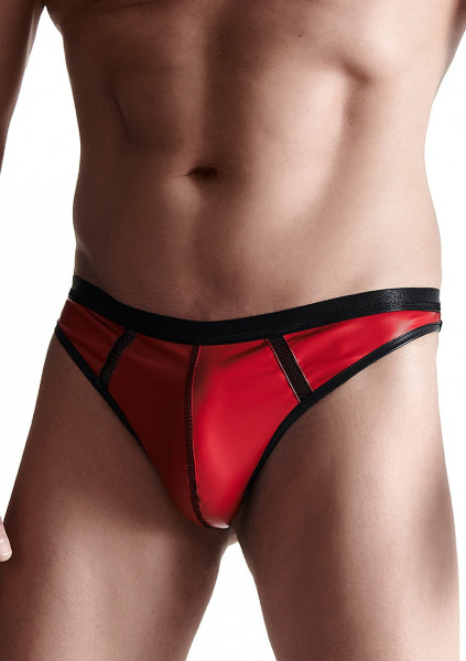 Wetlook Men's thongs - Red - Hot Underwear