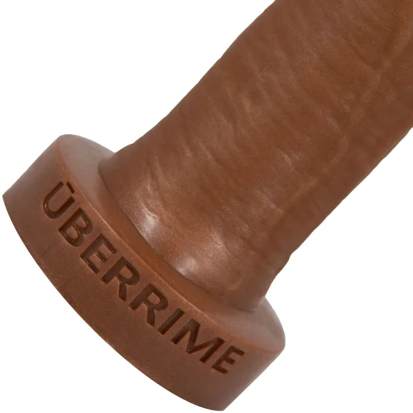 Maxime Dual-Density Silicone Dildo By Uberrime - Chocolate