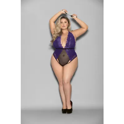 Restraint Teddy Queen Size Purple