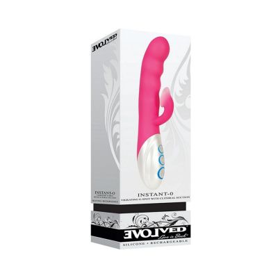 Evolved Instant o With Clitoral Suction 8 Function Silicone Rechageable Waterproof