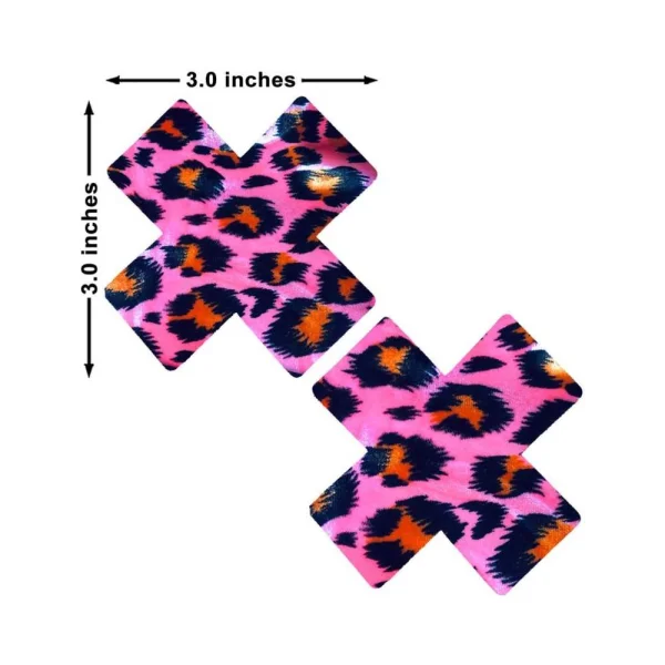 Neva Nude Pasty X Factor Velvet Pink Cheetah