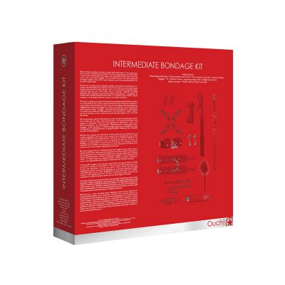 Intermediate Bondage Kit Red BDSM Anal Toys