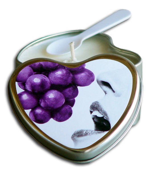 Earthly Body Flavored Edible Massage Candle - Vegan