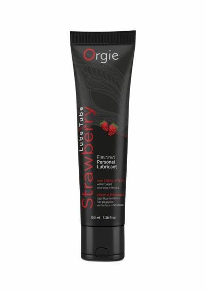 Lube Tube Strawberry - 100 ml - Sex Lube Products