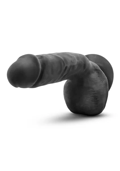 Au Naturel Bold Pound 8.5 Inch Sensa Feel Dual Density Dildo By Blush - Black