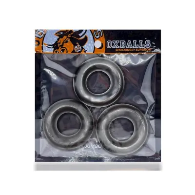 Fat Willy 3 pack Jumbo Cockrings Steel