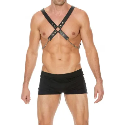 Leather And Chain Harness