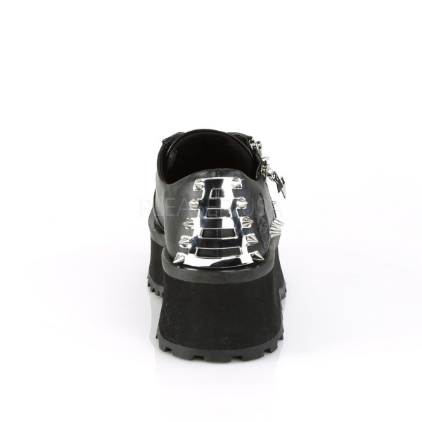 2 3/4 inches Platform Lace-Up Shoe W/ Metal Toe Cap — image 4 of 12