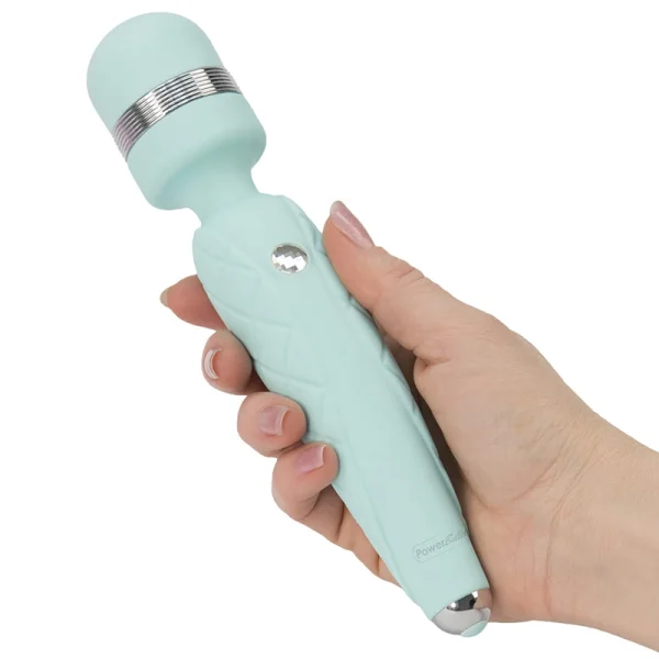 Pillow Talk Cheeky Silicone Waterproof Rechargeable Wand Style Vibrator - Pink