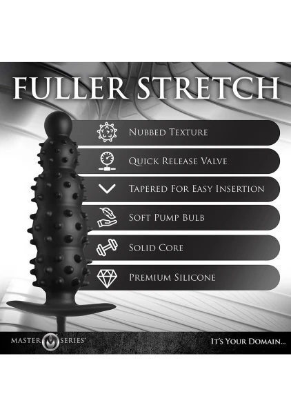 Ass Puffer Nubbed Inflatable Silicone Anal Plug — image 14 of 22