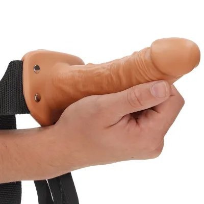 Real Rock Hollow 6 Inch Strap On