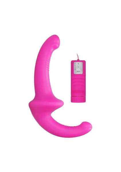 OUCH! Vibrating Silicone Strapless Strap-On