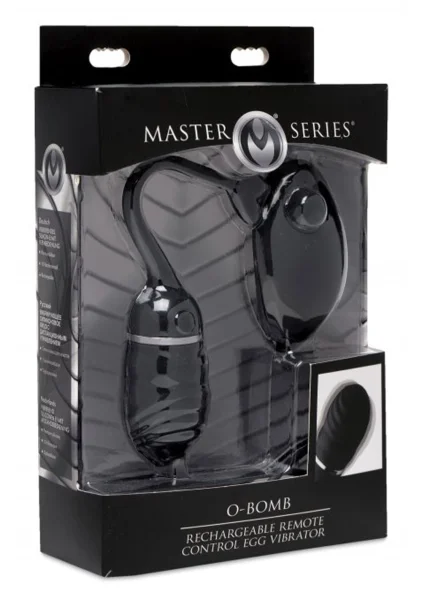 O-Bomb Rechargeable Remote Silicone Vibe