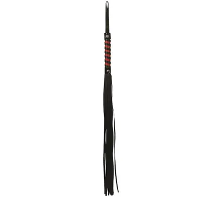 Sportsheets Striped Flogger Red Black