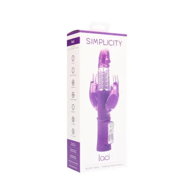 LACI double rabbit rotating triple motors Purple