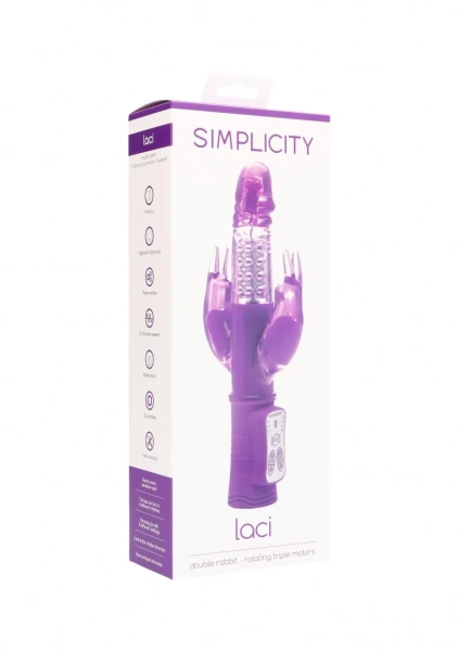 LACI double rabbit - rotating triple motors - Purple