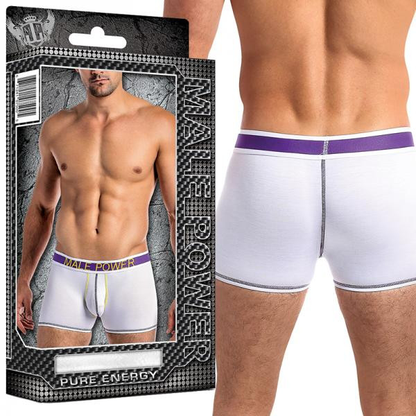 Male Power Pure Energy Mini Short White X-large