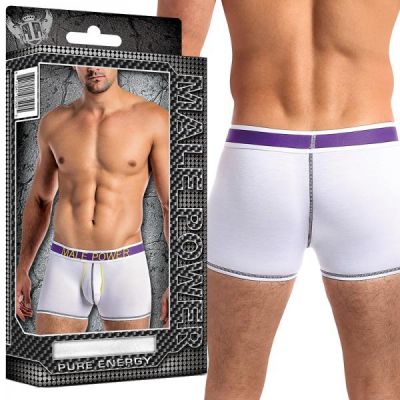 Male Power Pure Energy Mini Short White X large