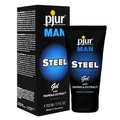 Pjur MAN STEEL Erection Gel 1 7 oz 50 ml