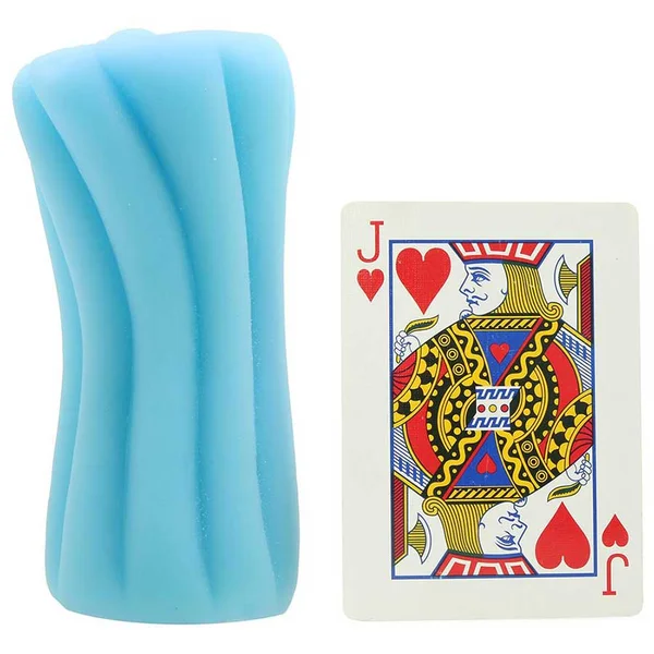 Silicone Firefly Yoni Blue Pussy Stroker by NS Novelties — image 6 of 7