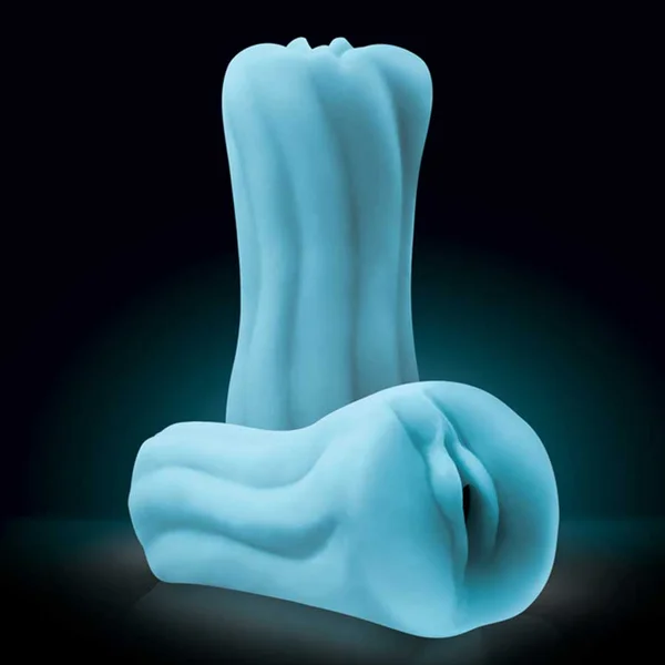 Silicone Firefly Yoni Blue Pussy Stroker by NS Novelties — image 2 of 7