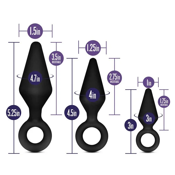 Luxe Night Rimmer Beginner Butt Plug Kit by Blush Novelties — image 2 of 4