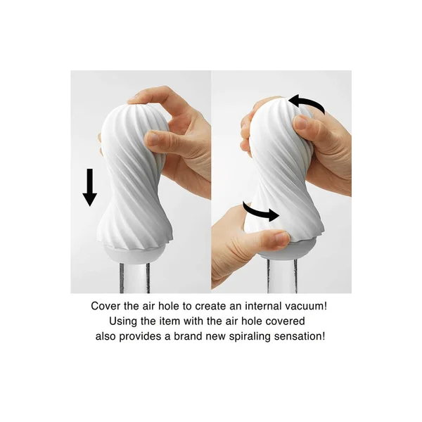 Tenga Flex |  Spinning and Flexible Stroker Black/White — image 10 of 14