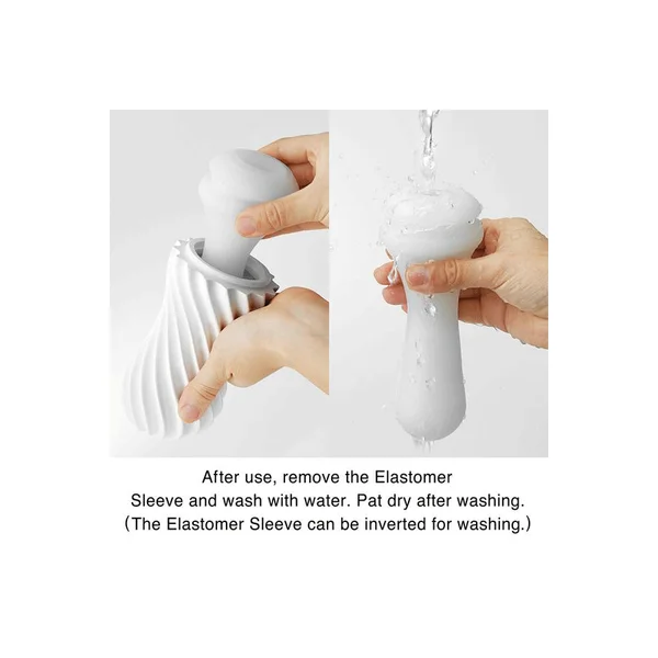 Tenga Flex |  Spinning and Flexible Stroker Black/White — image 13 of 14