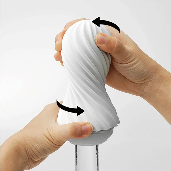 Tenga Flex |  Spinning and Flexible Stroker Black/White — image 9 of 14
