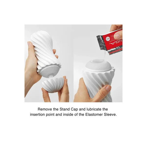 Tenga Flex |  Spinning and Flexible Stroker Black/White — image 11 of 14