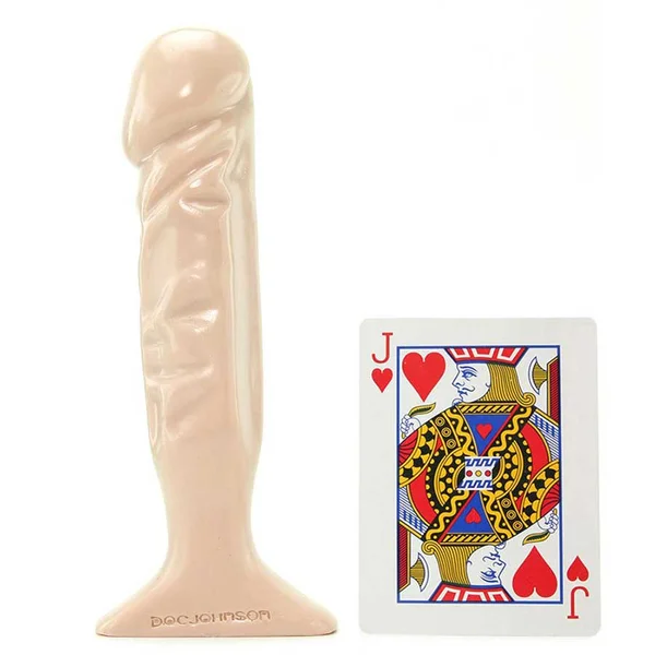 Thin Tool 7.5 Inch White Anal Dildo by Doc Johnson — image 6 of 7