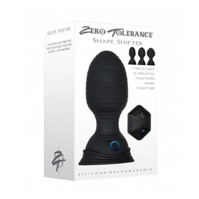 Shape Shifter Inflatable Vibrating Remote Butt Plug by Zero Tolerance