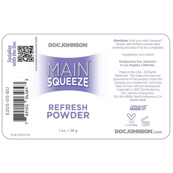 Main Squeeze Refresh Powder 1 oz by Doc Johnson — image 2 of 2