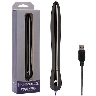 Main Squeeze Masturbator Warming Rod by Doc Johnson