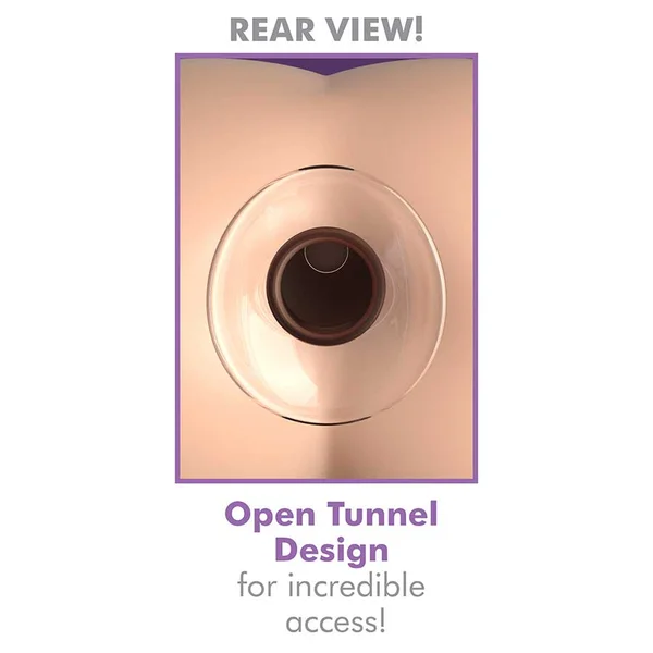 Anal Fantasy Elite Small Anal Gaper Clear Glass Open Tunnel Butt Plug by Pipedream Products — image 7 of 9