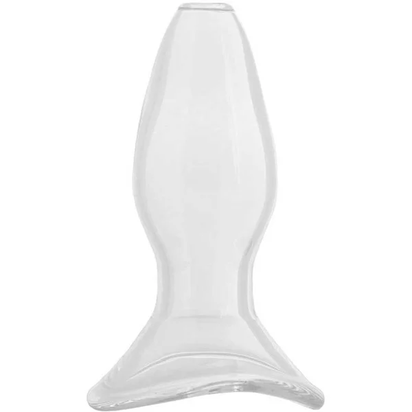 Anal Fantasy Elite Large Anal Gaper Clear Glass Open Tunnel Butt Plug by Pipedream — image 2 of 9