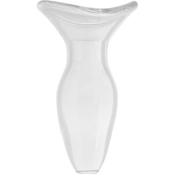Anal Fantasy Elite Large Anal Gaper Clear Glass Open Tunnel Butt Plug by Pipedream — image 5 of 9