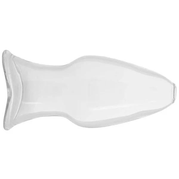 Anal Fantasy Elite Mega Anal Gaper Clear Glass Open Tunnel Butt Plug — image 5 of 8