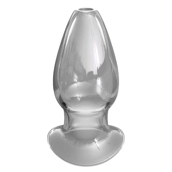 Anal Fantasy Elite Mega Anal Gaper Clear Glass Open Tunnel Butt Plug — image 2 of 8