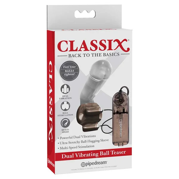 Classix Dual Vibrating Stretchy Ball Teaser by Pipedream — image 6 of 6