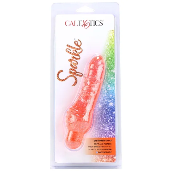 Sparkle Shimmer Stud - Orange