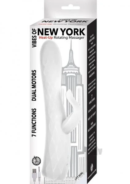 Vibes Of New York Heat Up Rotating Massager White — image 2 of 4