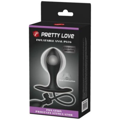Inflatable Anal Plug Black