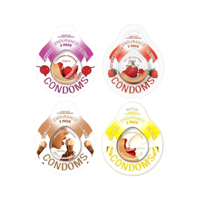 Endurance Flavored Condoms 3 Pack