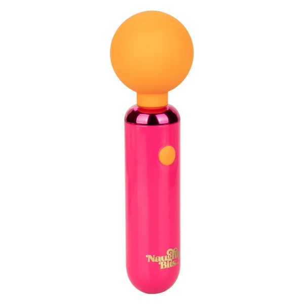 Naughty Bits Home Cumming Queen Vibrating Wand -  Orange/pink