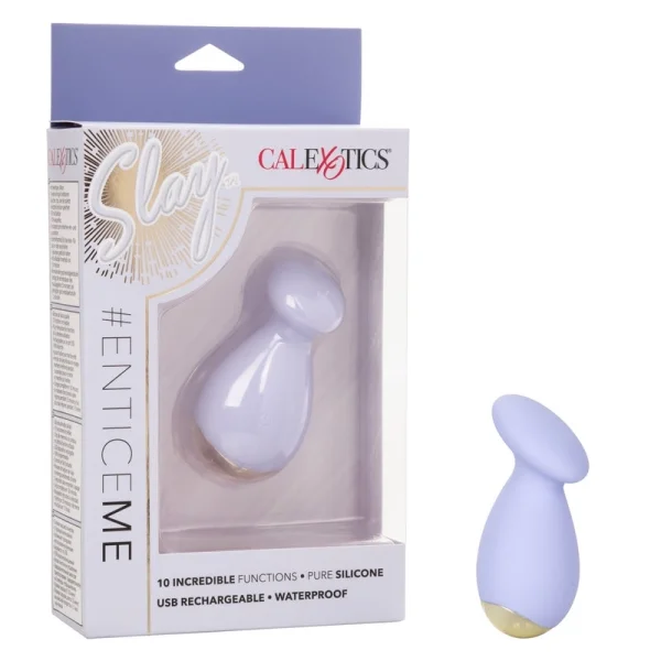 Slay Entice Me Silicone Waterproof Mini Multi-Function Vibrator By CalExotics